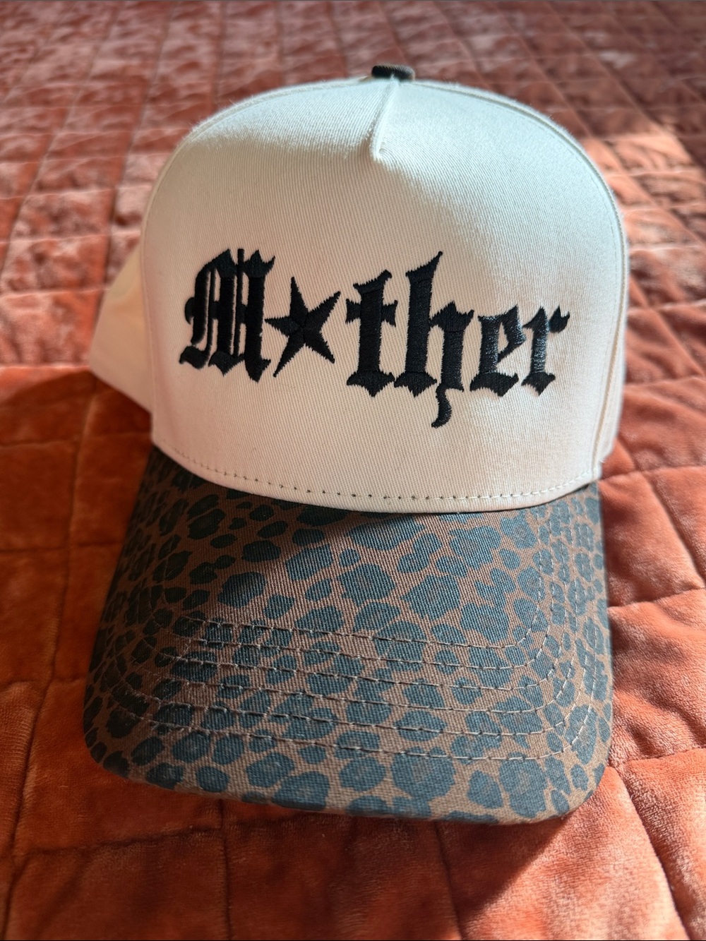 Leopard-Print Mother Trucker Hat